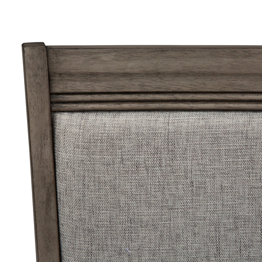 Tanners Creek - Upholstered Side Chair - Dark Gray - Hornell Furniture Outlet