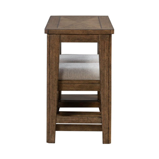 Carolina Park - 3 Piece Console Set - Brown - Hornell Furniture Outlet