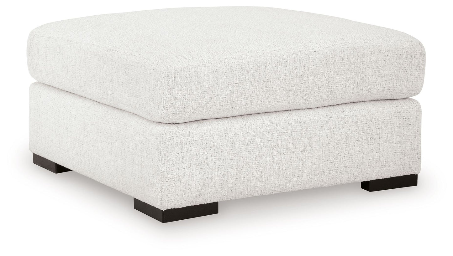 Misty - Lakes - Oversized Accent Ottoman - Chalk - Hornell Furniture Outlet
