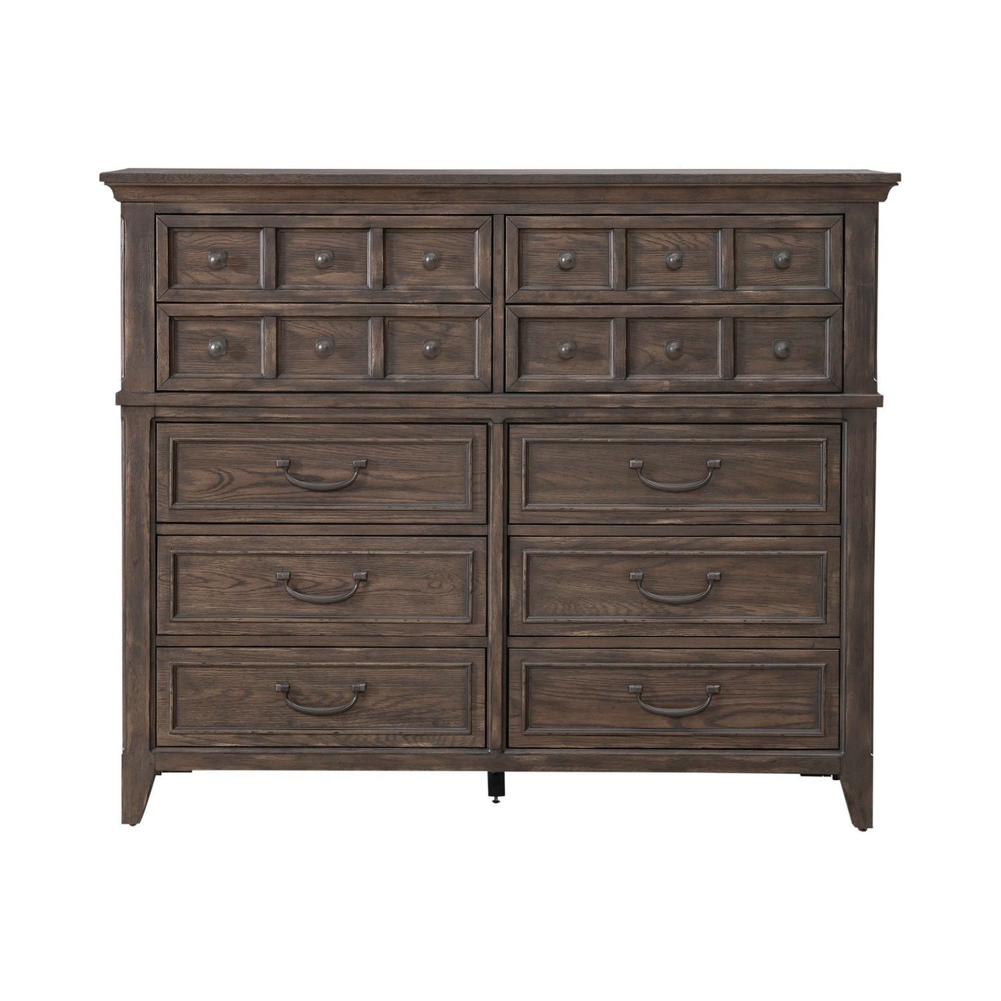 Paradise Valley - 10 Drawer Chesser - Dark Brown - Hornell Furniture Outlet