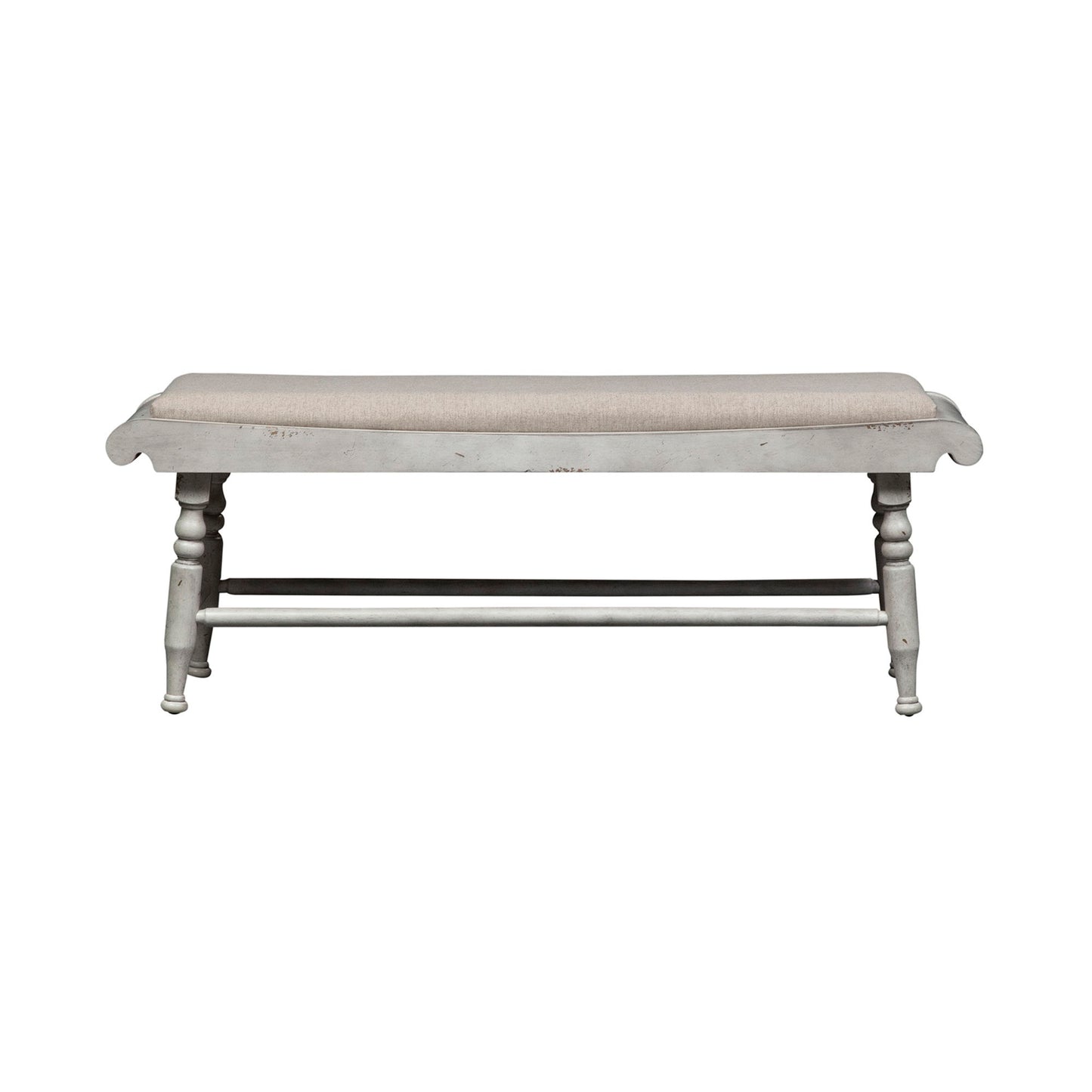Whitney - Bench - White - Hornell Furniture Outlet