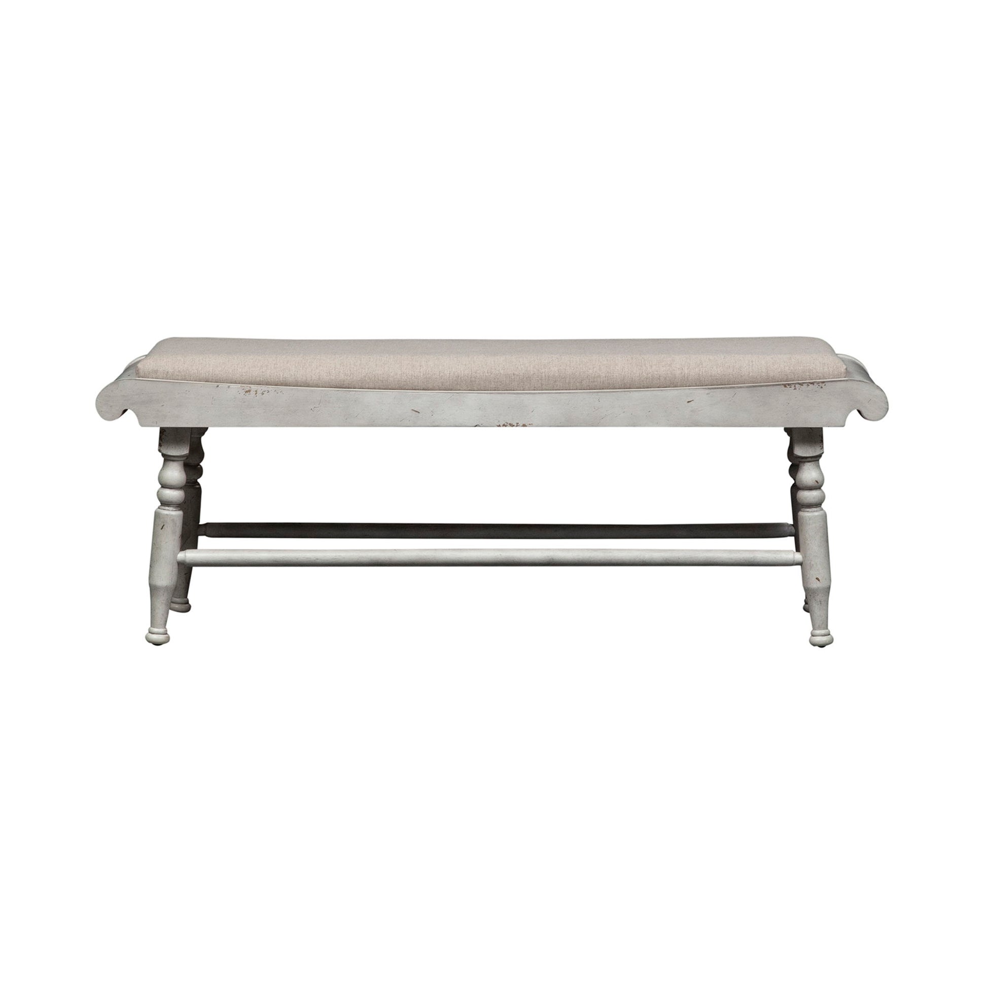 Whitney - Bench - White - Hornell Furniture Outlet