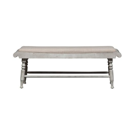 Whitney - Bench - White - Hornell Furniture Outlet