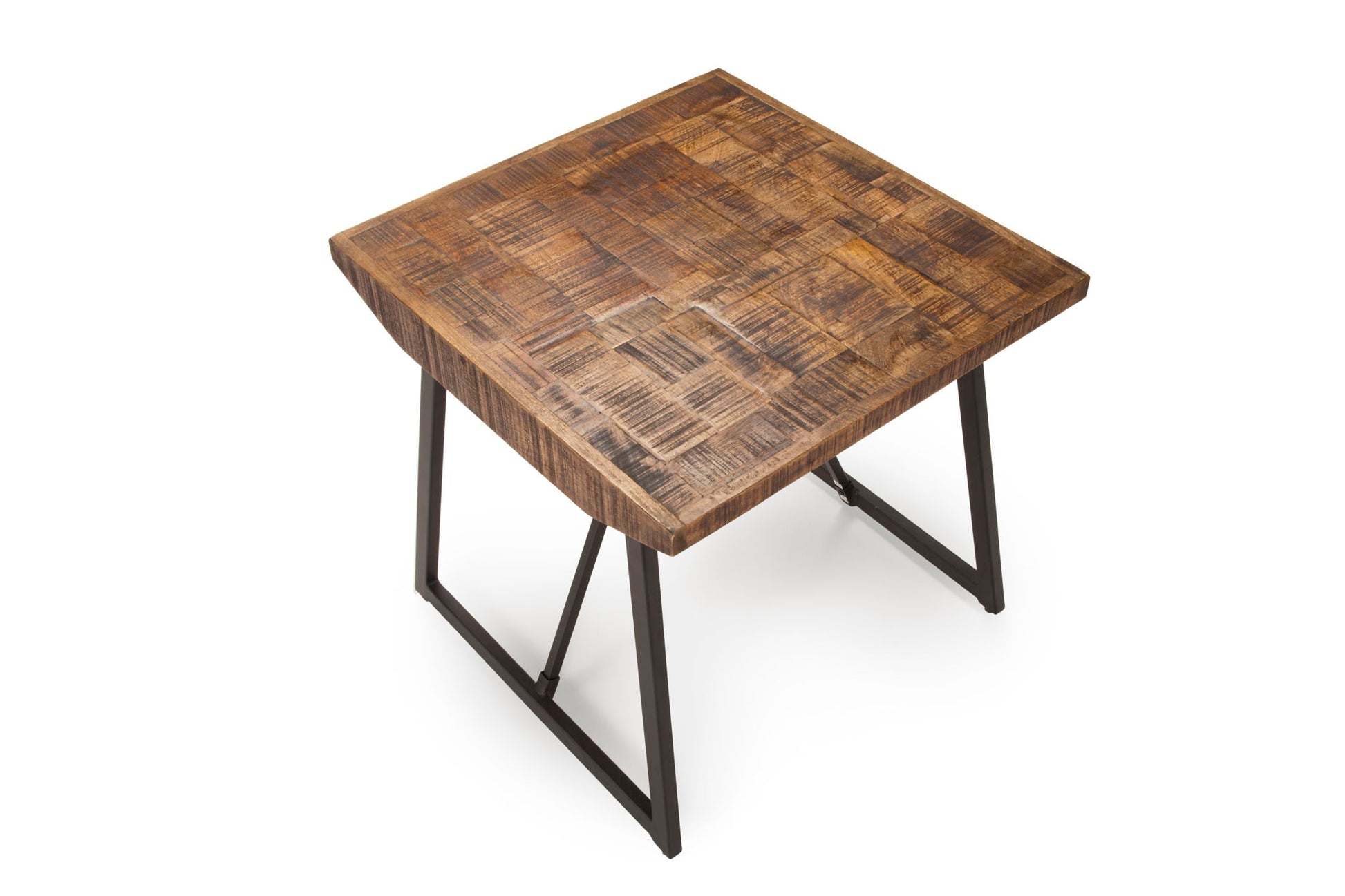 Walden - Parquet End Table - Brown - Hornell Furniture Outlet