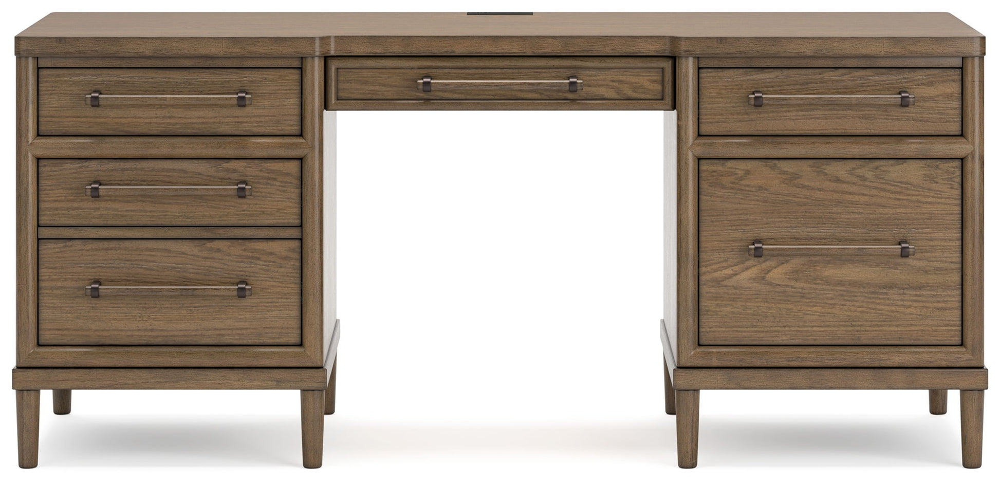 Roanhowe - Brown - Home Office Desk - Hornell Furniture Outlet