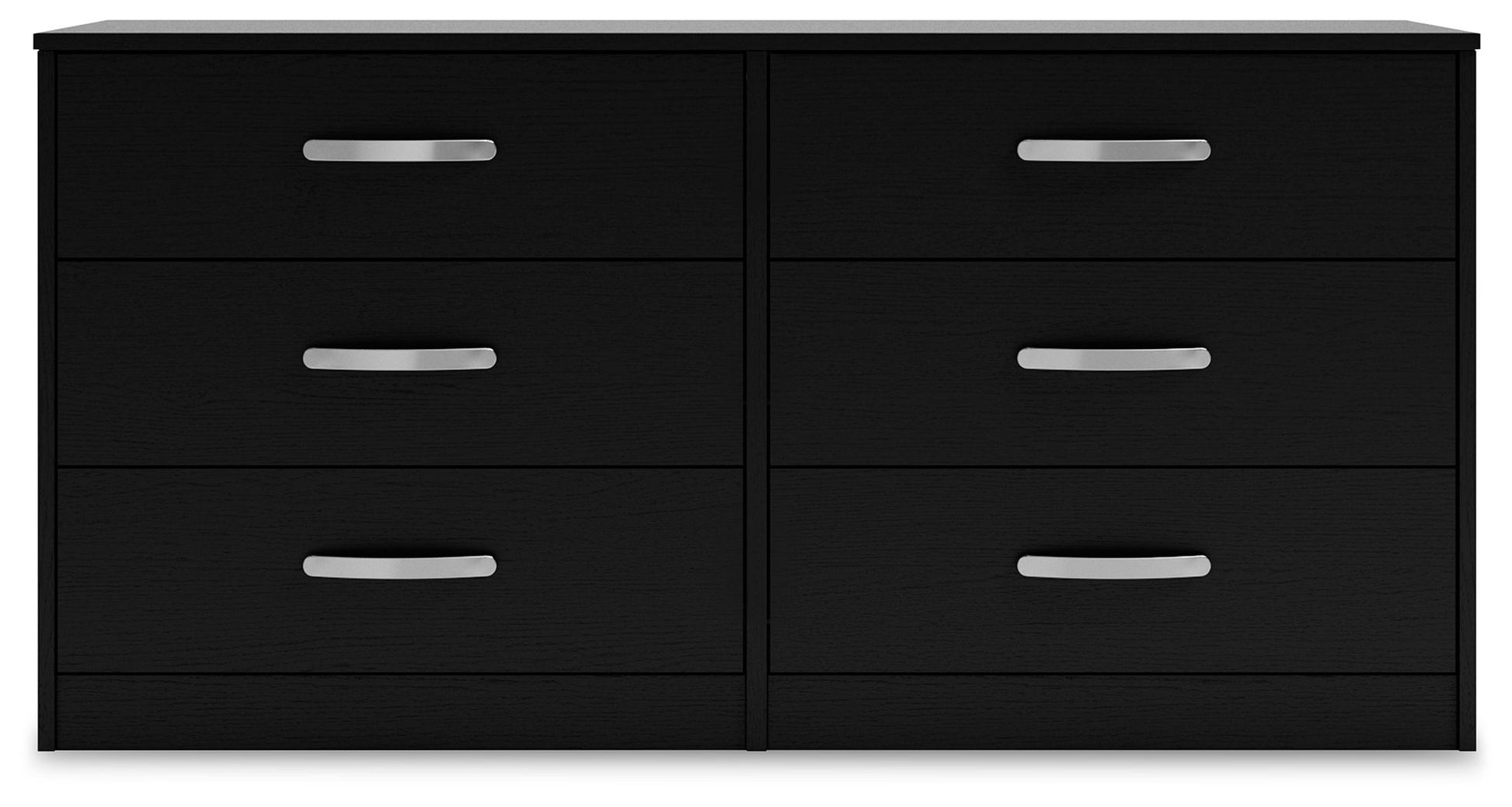 Finch - Six Drawer Dresser - Black - Hornell Furniture Outlet