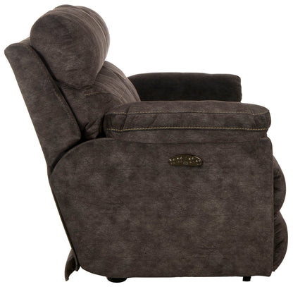 Sedona - Power Headrest Lay Flat Reclining Sofa - Hornell Furniture Outlet