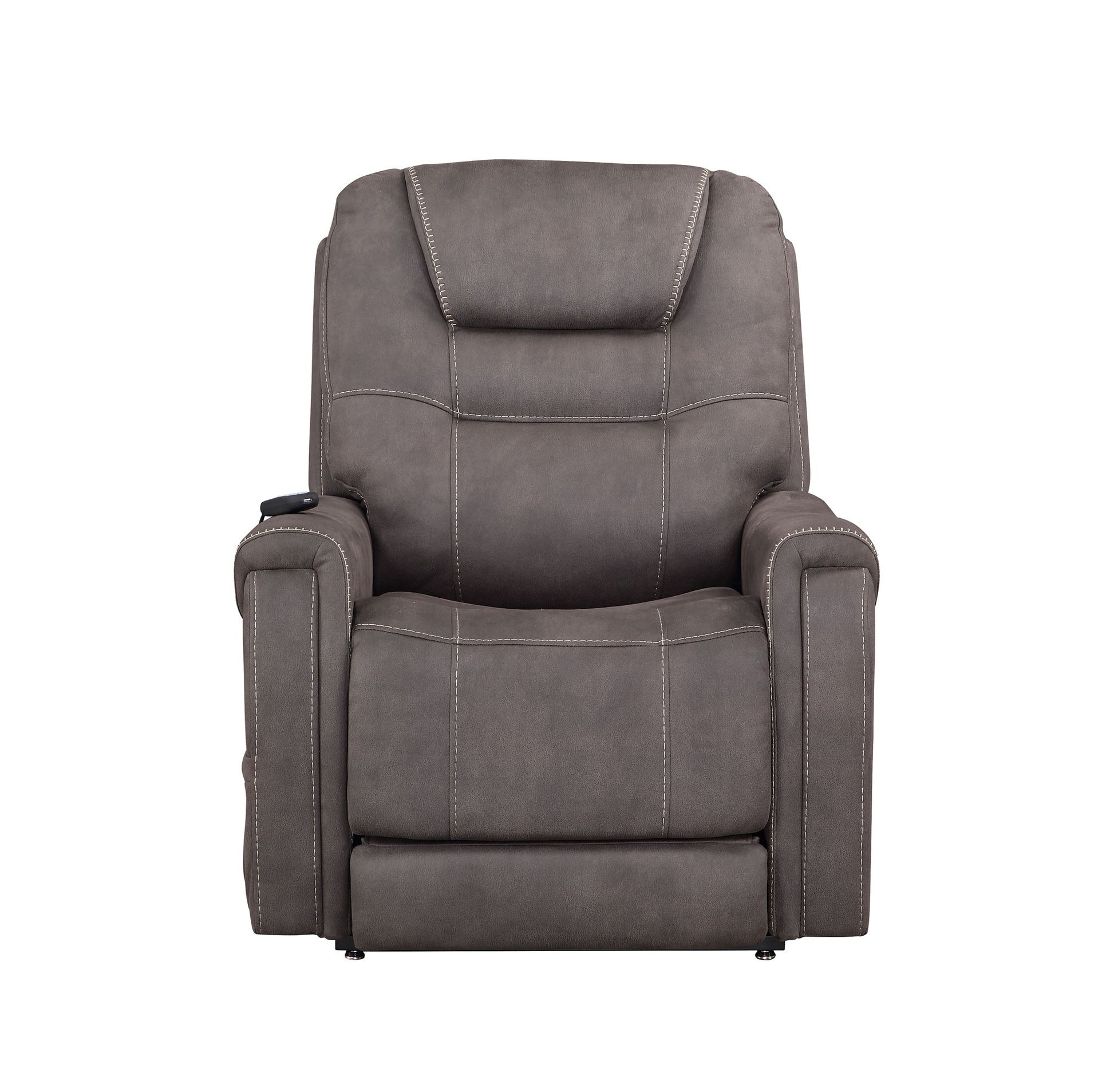 Brisbane - Power Lift Chair - Dark Gray - Hornell Furniture Outlet