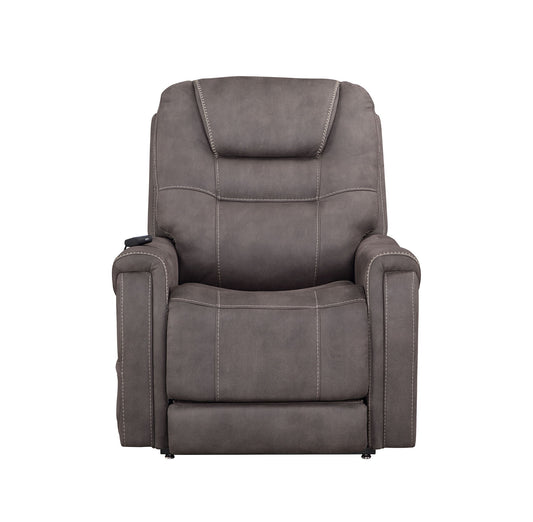 Brisbane - Power Lift Chair - Dark Gray - Hornell Furniture Outlet