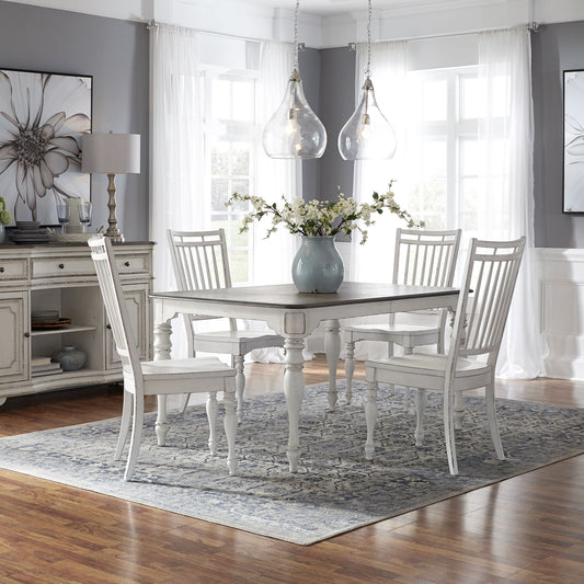 Magnolia Manor - Leg Table Set - Hornell Furniture Outlet