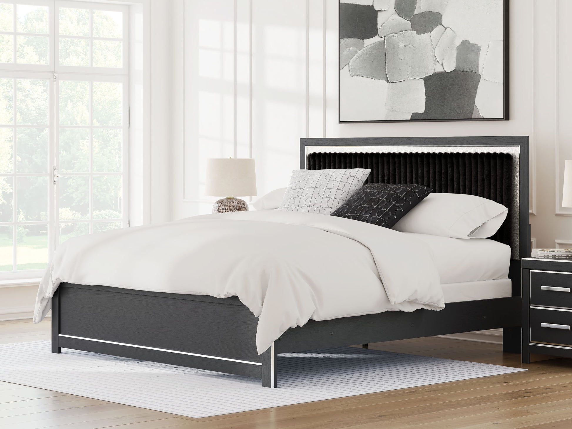 Zuraleus - Upholstered Panel Bed - Hornell Furniture Outlet