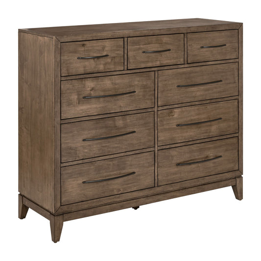 Shaker Lakes - 9 Drawer Chesser - Brown - Hornell Furniture Outlet
