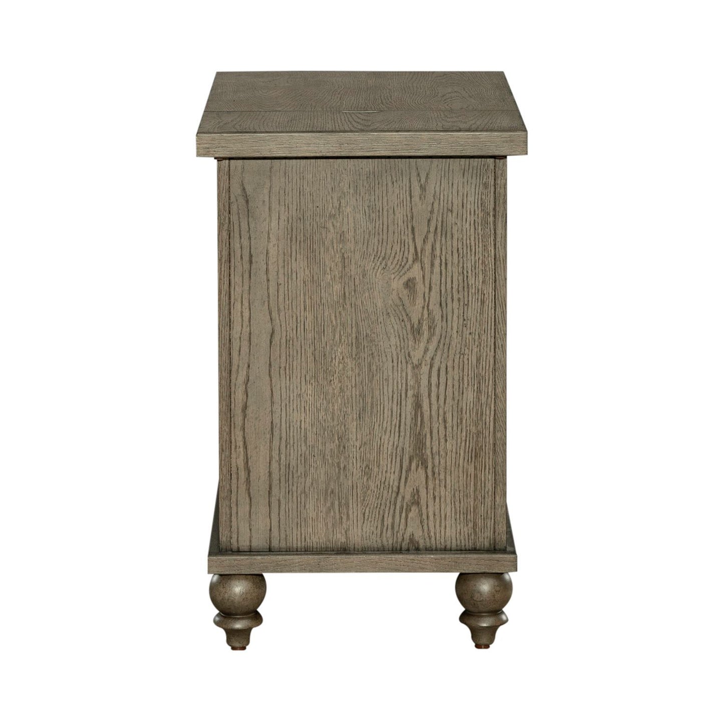 Americana Farmhouse - Chair Side Table - Light Brown - Hornell Furniture Outlet