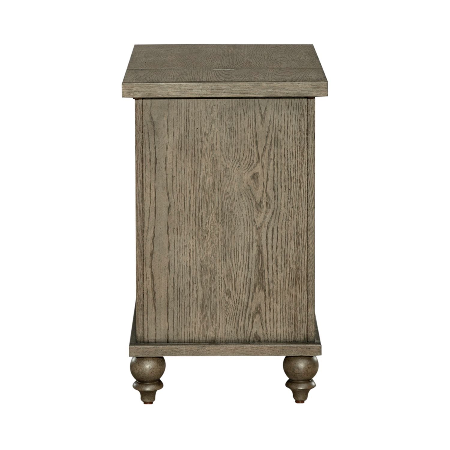 Americana Farmhouse - Chair Side Table - Light Brown - Hornell Furniture Outlet