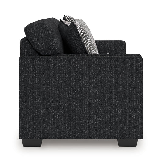Jasmine Peaks - Coal - Sofa - Hornell Furniture Outlet