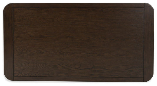Breckington - Dark Brown - Rectangular Cocktail Table - Hornell Furniture Outlet