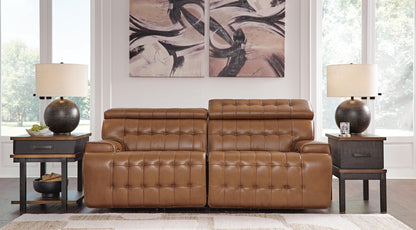 Temmpton - Power Reclining Sectional - Hornell Furniture Outlet