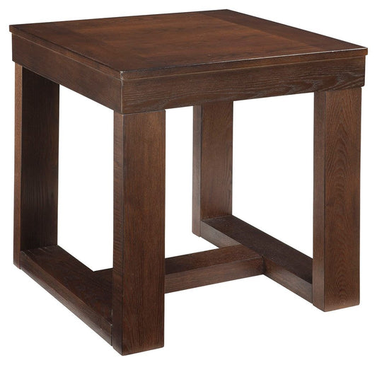 Watson - Dark Brown - Square End Table - Hornell Furniture Outlet
