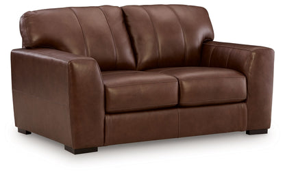 Brogliano - Loveseat - Canyon - Hornell Furniture Outlet