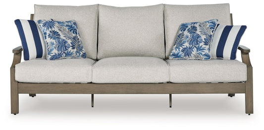 Rainier Ranch - Brown / Beige - Sofa With Cushion - Hornell Furniture Outlet