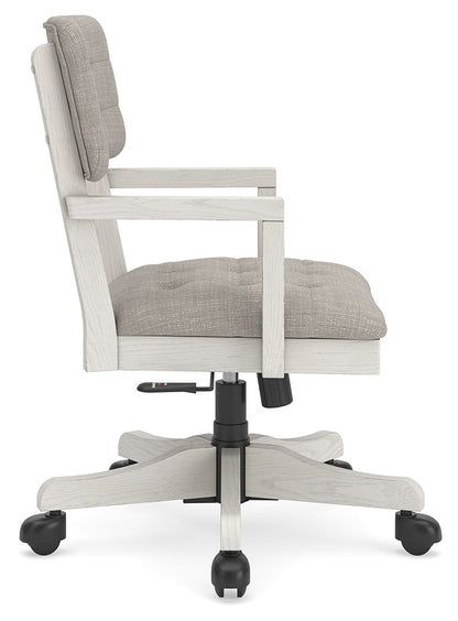Robbinsdale - Antique White - Home Office Desk Chair - Hornell Furniture Outlet
