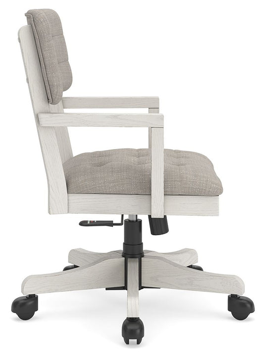 Robbinsdale - Antique White - Home Office Desk Chair - Hornell Furniture Outlet