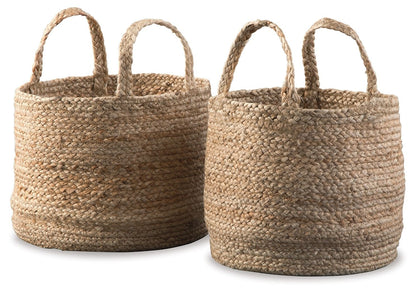 Brayton - Basket Set (Set of 2) - Natural - Hornell Furniture Outlet