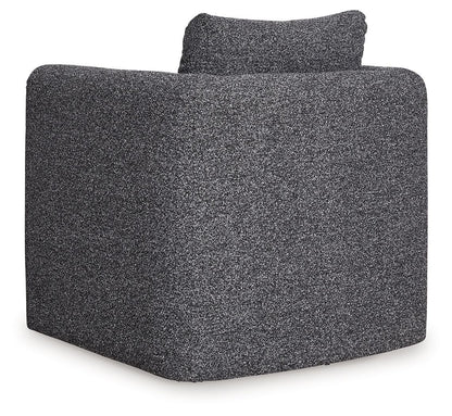 Vreni - Charcoal / Black - Accent Chair - Hornell Furniture Outlet