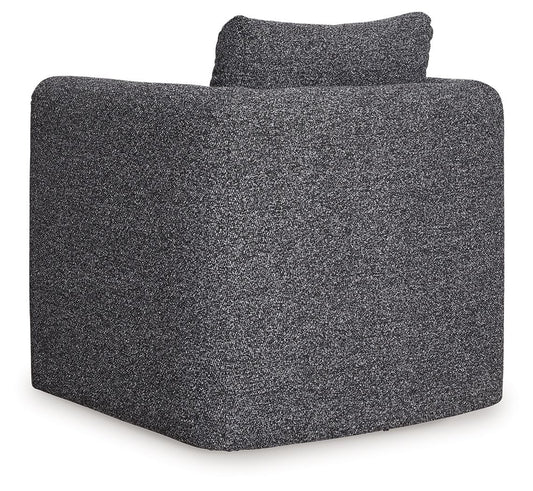 Vreni - Charcoal / Black - Accent Chair - Hornell Furniture Outlet