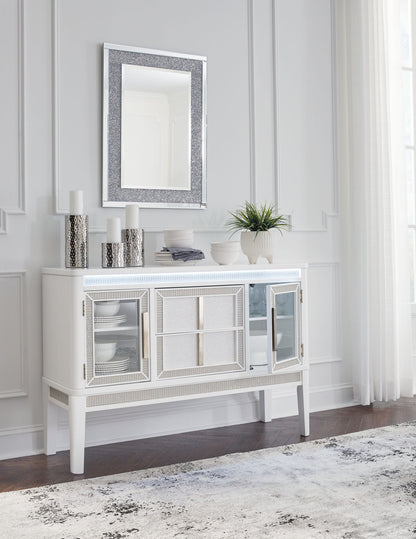 Chalanna - White - Dining Room Server - Hornell Furniture Outlet