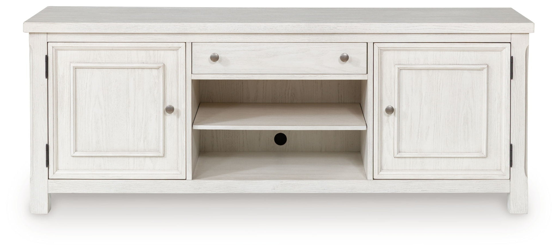 Robbinsdale - Antique White - Extra Large TV Stand - Hornell Furniture Outlet