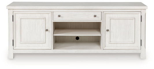 Robbinsdale - Antique White - Extra Large TV Stand - Hornell Furniture Outlet