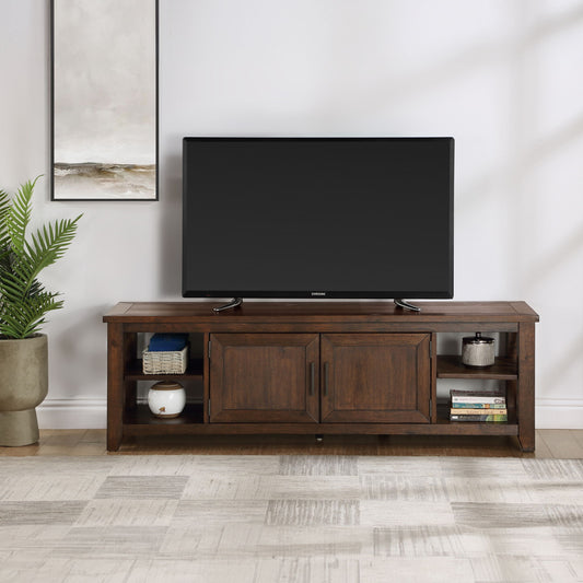 Lenka - Entertainment Stand, TV Stand - Brown - Hornell Furniture Outlet