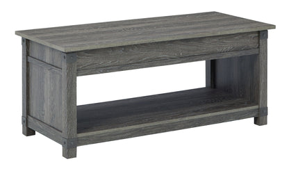 Freedan - Grayish Brown - 3 Pc. - Coffee Table, 2 End Tables - Hornell Furniture Outlet