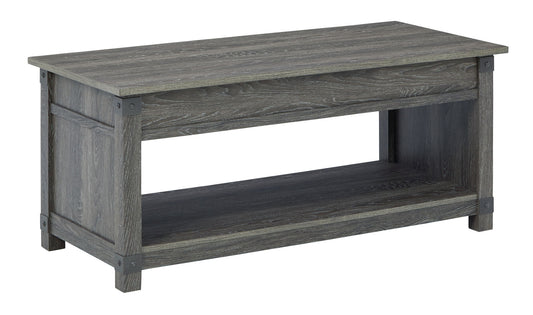 Freedan - Grayish Brown - 3 Pc. - Coffee Table, 2 End Tables - Hornell Furniture Outlet