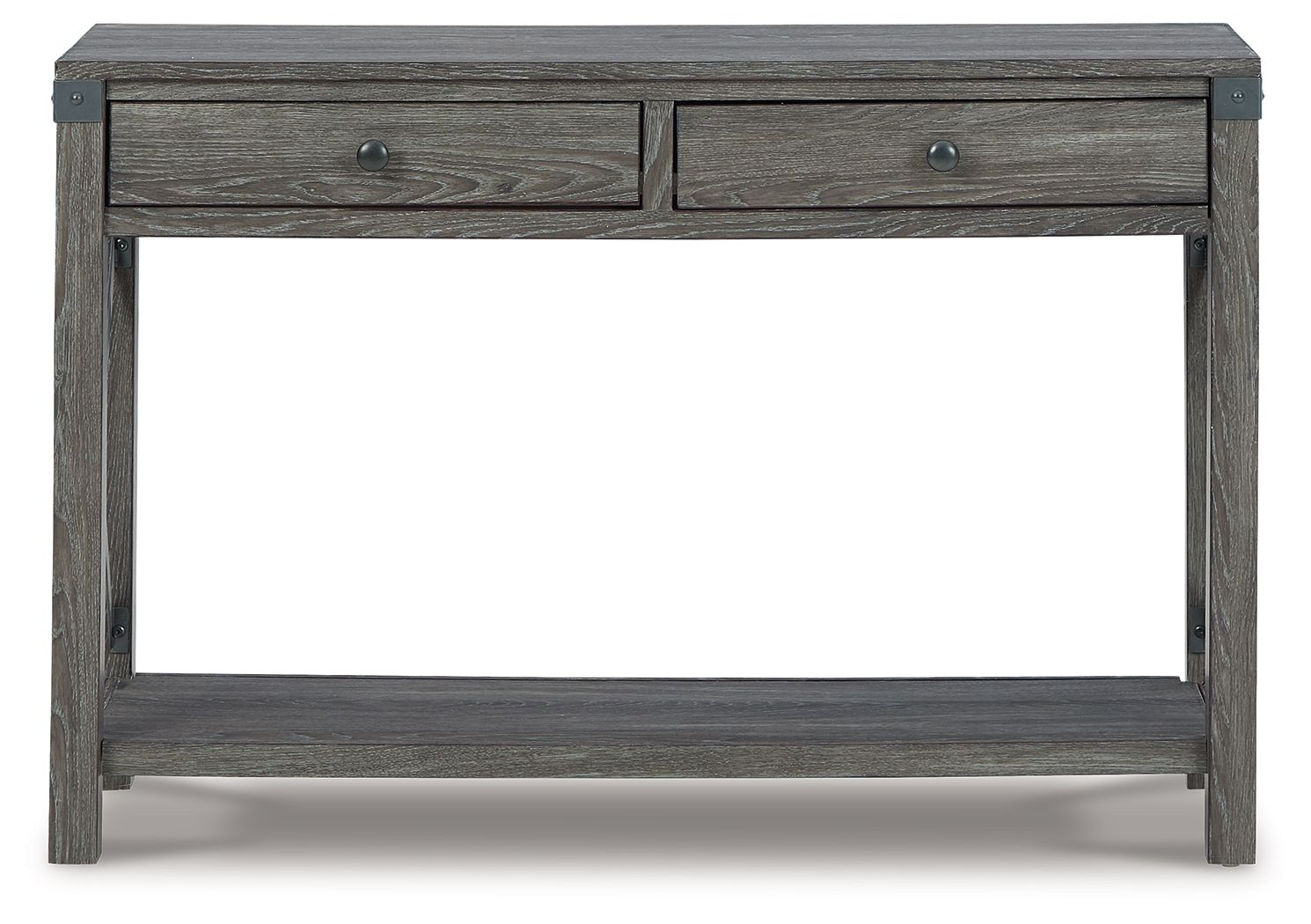 Freedan - Console Sofa Table - Grayish Brown - Hornell Furniture Outlet