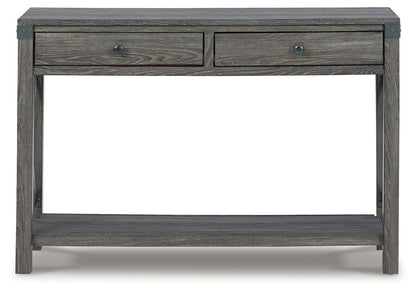 Freedan - Console Sofa Table - Grayish Brown - Hornell Furniture Outlet