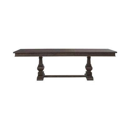 Paradise Valley - Trestle Table - Dark Brown - Hornell Furniture Outlet
