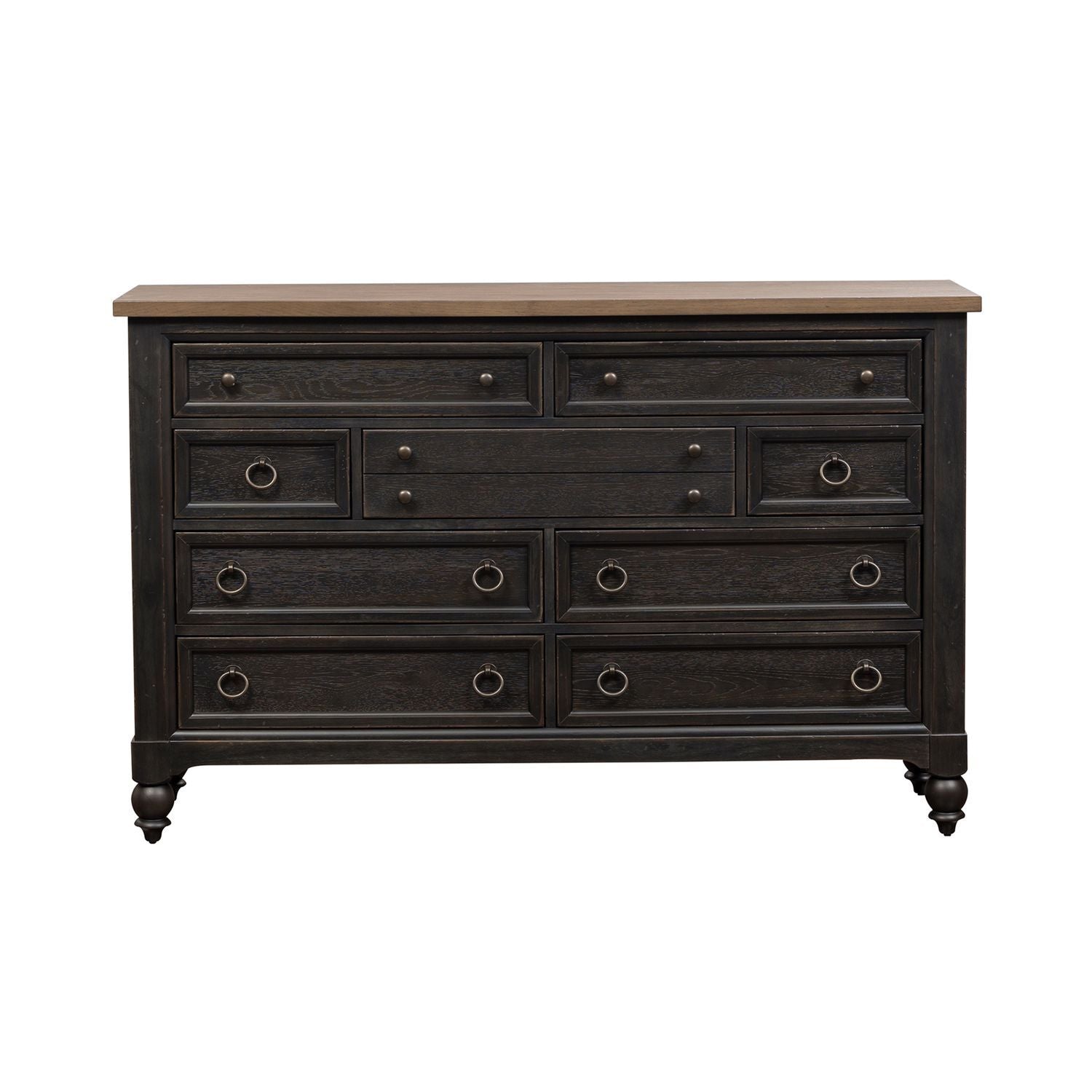 Americana Farmhouse - 9 Drawer Dresser - Hornell Furniture Outlet