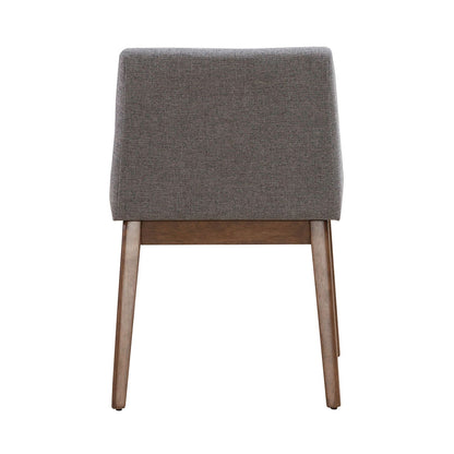 Space Savers - Upholstered Side Chair (RTA) - Brown - Hornell Furniture Outlet