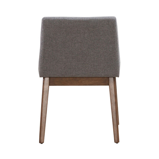 Space Savers - Upholstered Side Chair (RTA) - Brown - Hornell Furniture Outlet