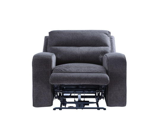 Lovell - Power Reclining Chair - Dark Gray - Hornell Furniture Outlet