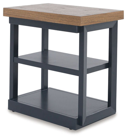 Landocken - Brown / Blue - Occasional Table Set (Set of 3) - Hornell Furniture Outlet
