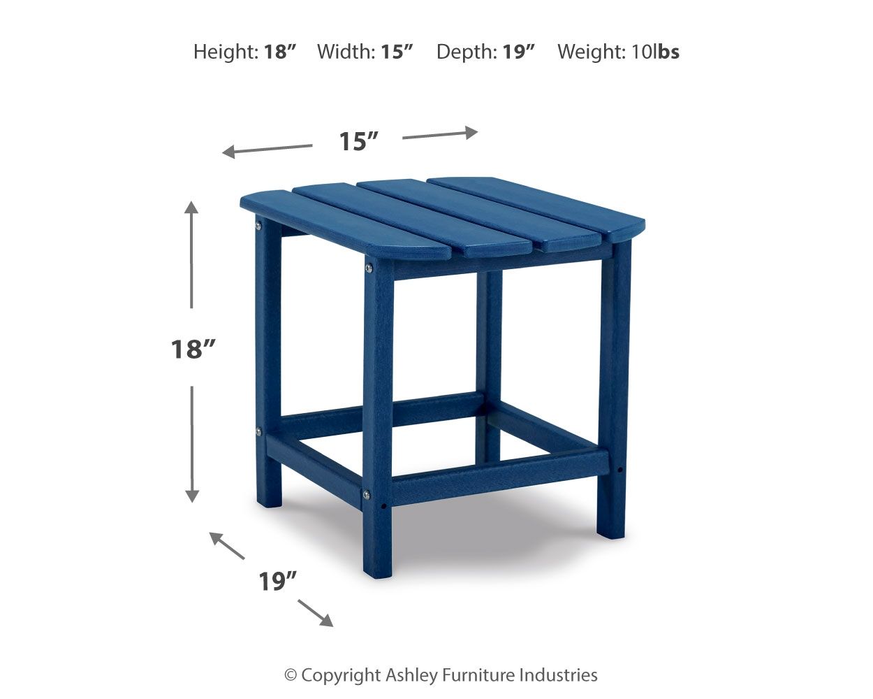 Sundown Treasure - Outdoor End Table - Hornell Furniture Outlet