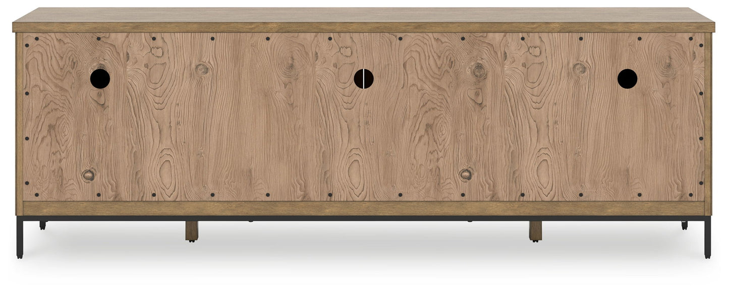 Torlanta - Brown - Extra Large TV Stand - Hornell Furniture Outlet