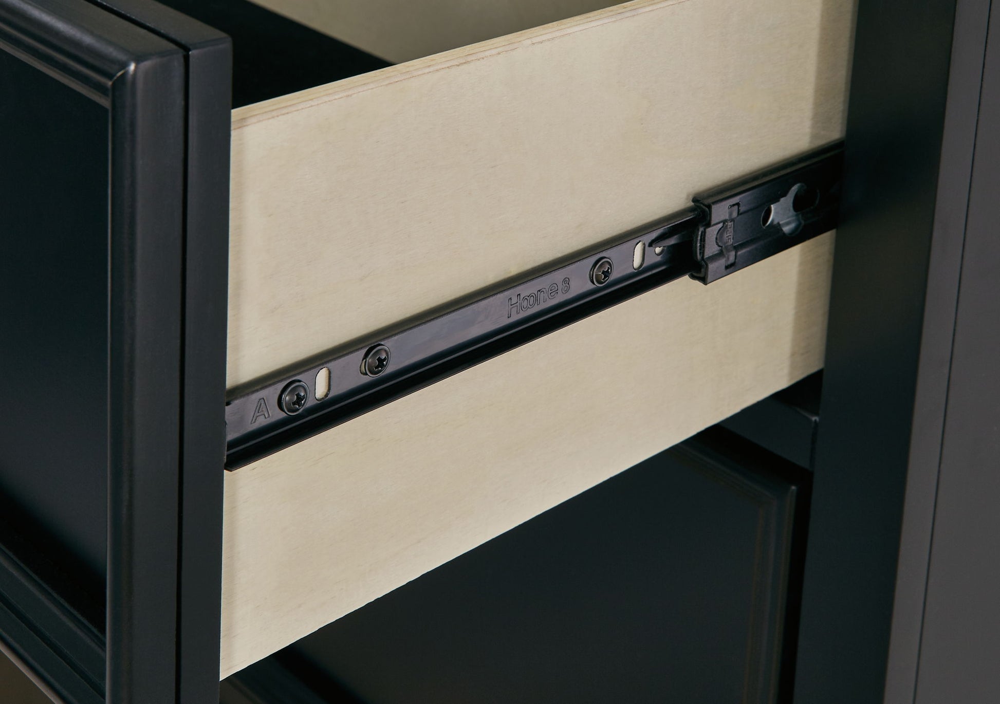 Lanolee - Black - Dresser And Mirror - Hornell Furniture Outlet