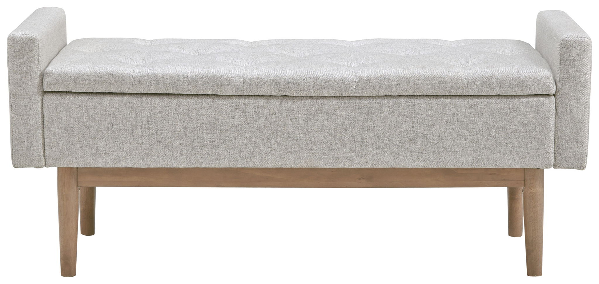 Briarson - Beige / Brown - Storage Bench - Hornell Furniture Outlet