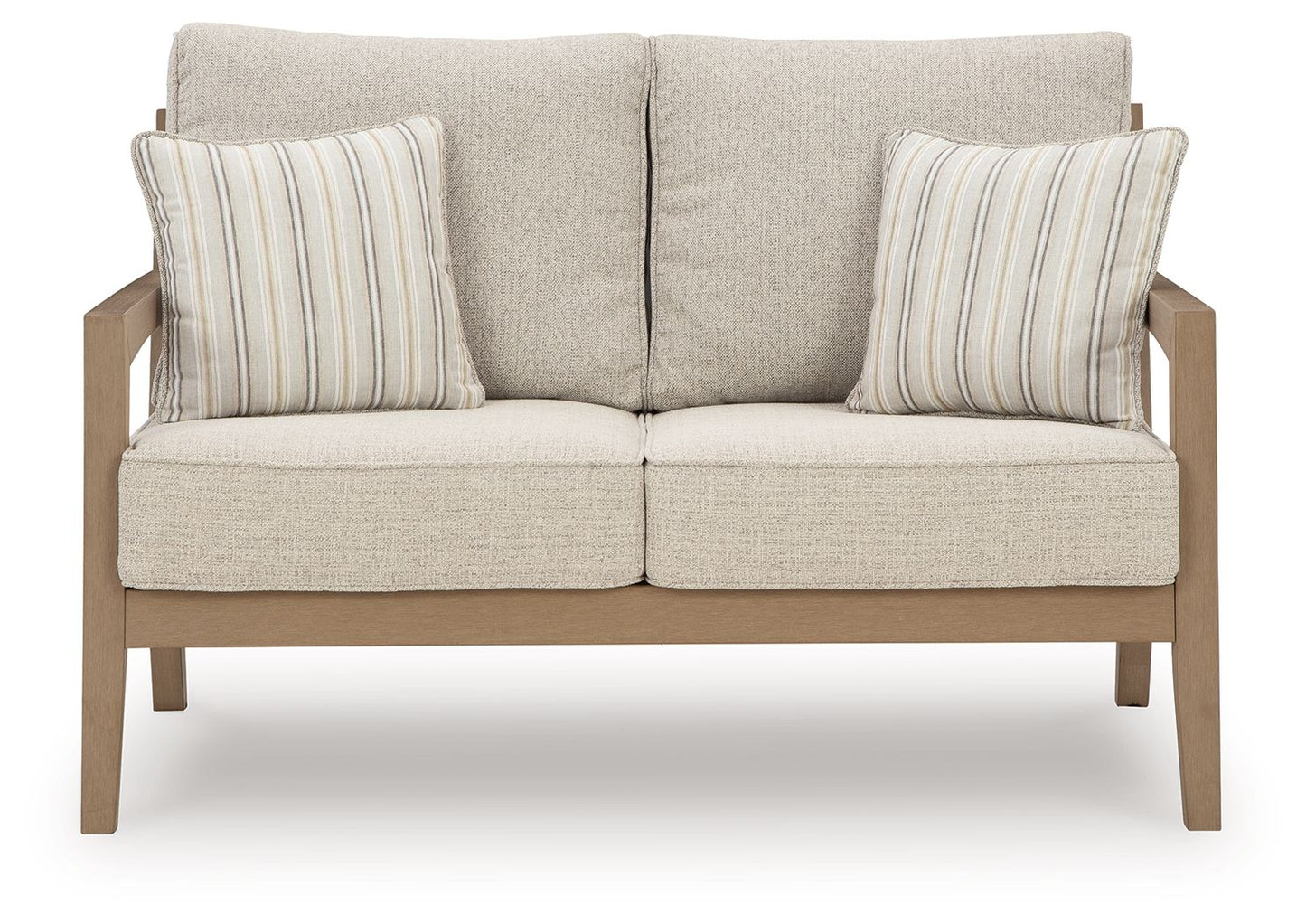 Hallow Creek - Driftwood - Loveseat With Cushion - Hornell Furniture Outlet