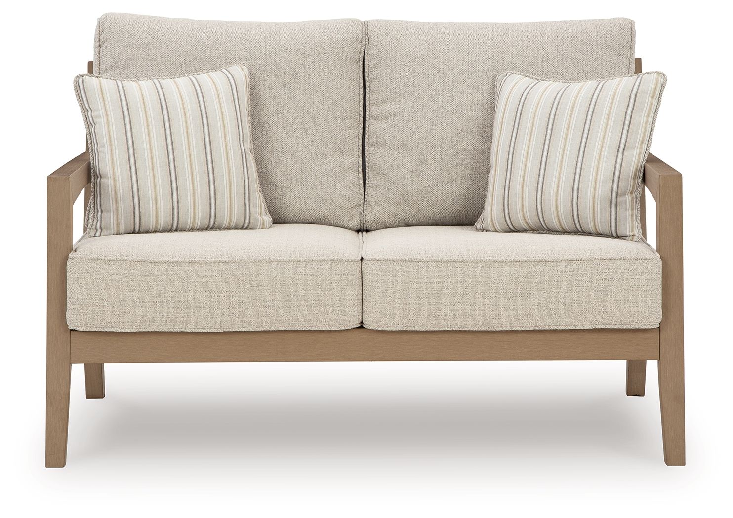 Hallow Creek - Driftwood - Loveseat With Cushion - Hornell Furniture Outlet