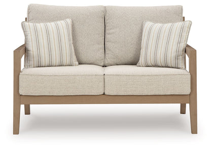 Hallow Creek - Driftwood - Loveseat With Cushion - Hornell Furniture Outlet